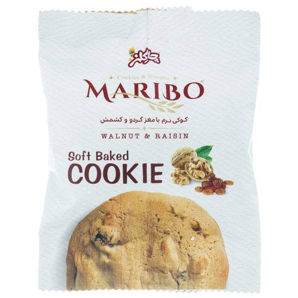 کوکی نرم با مغز گردو و کشمش چاکلز مقدار 35 گرم، Chuckles Walnut And Raisin Soft Baked Cookie 35gr