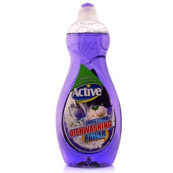 مایع ظرفشویی بنفش اکتیو 750 میلی لیتر، Active Dishwasher Liquid Purple 750ml