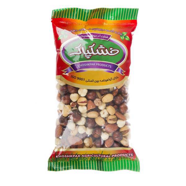 آجیل مخلوط شور خشکپاک مقدار 450 گرم، Khoshkpak Salt Mix Nuts 450gr