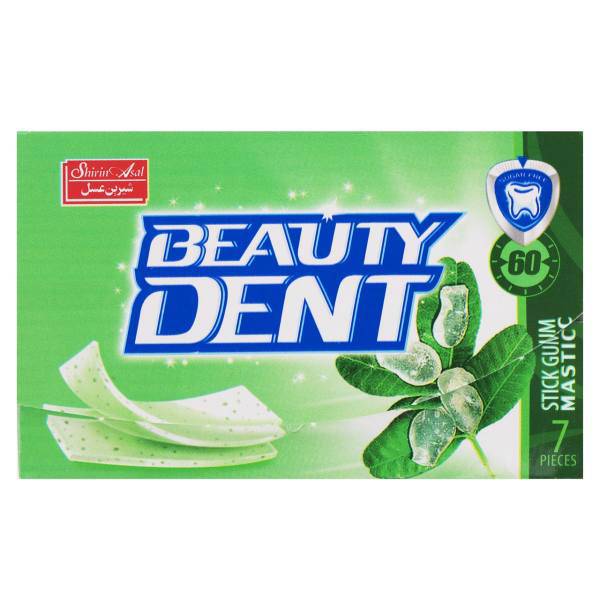 آدامس بدون شکر با طعم ماستیک بیوتی دنت، Beauty Dent Mint Flavor Sugar Free Chewing Gum