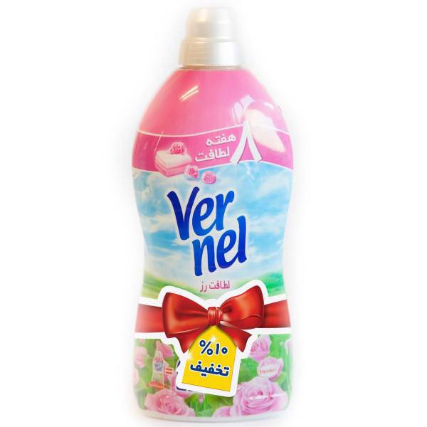 نرم کننده حوله و لباس ورنل مدل Wild Rose حجم 2000 میلی لیتر، Vernel Fabric Softener Wild Rose 2000ml