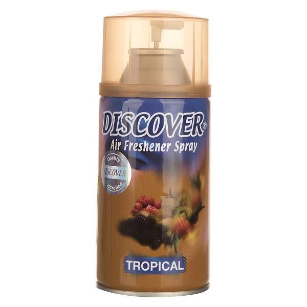 اسپری خوشبو کننده هوا دیسکاور مدل TROPICAL حجم 320 میلی لیتر، Discover TROPICAL Air Freshener Spray 320ml