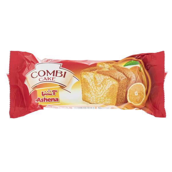 کمبی کیک وانیلی پرتقالی آشنا مقدار 170 گرم، Ashena Vanilla Orange Combi Cake 170gr