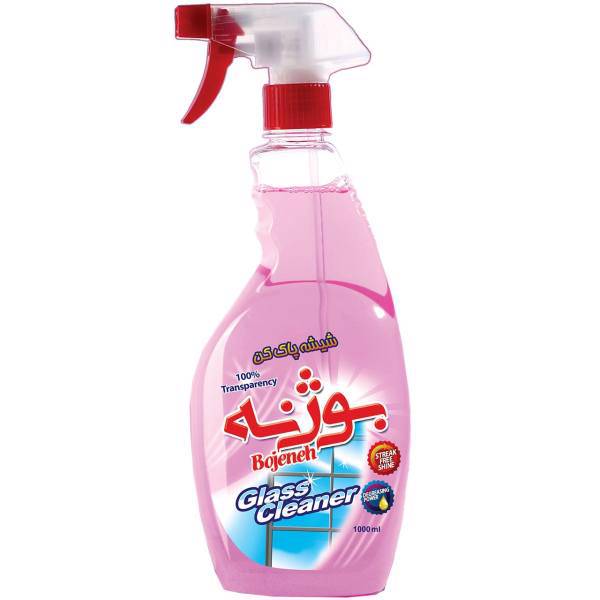 شیشه پاک کن صورتی بوژنه حجم 1000 میلی لیتر، Bojeneh Glass Cleaner Pink 1000ml