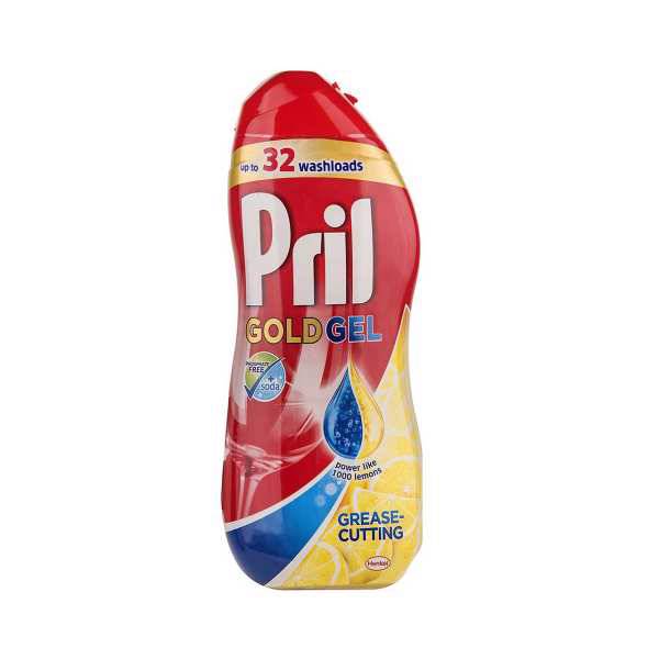 ژل ماشین ظرفشویی پریل مدل Gold حجم 650 میلی لیتر، Pril Gold Dishwasher Gel 650ml