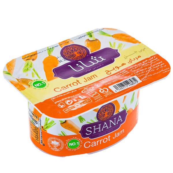 مربا هویج شانا مقدار 225 گرم، Shana Carrot Jam 225gr