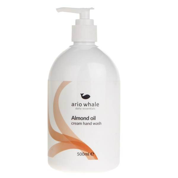 مایع دستشویی آریووال مدل Almond Oil حجم 500 میلی لیتر، Ario Whale Almond Oil Hand Wash Liquid 500ml