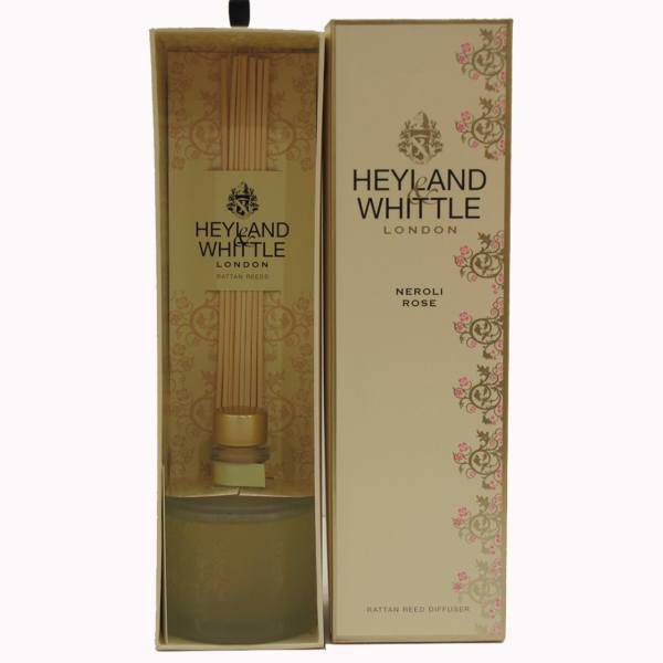 خوشبو کننده هیلندوویتل مدل Gold Neroli And Rose حجم 200 میلی لیتر، Heyland And Whittle Gold Neroli And Rose Reed Diffuser 200 ml