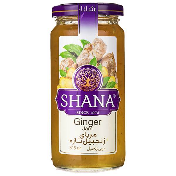 مربا زنجبیل تازه شانا مقدار 315 گرم، Shana Ginger Jam 315gr