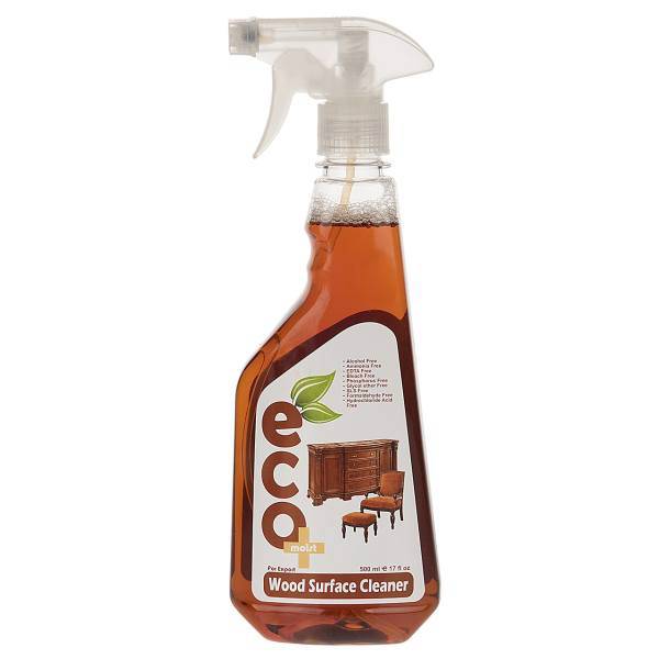 اسپری چند منظوره ایکو مویست مدل Wood Surface Cleaner حجم 500 میلی لیتر، Eco Moist Wood Surface Cleaner 500g