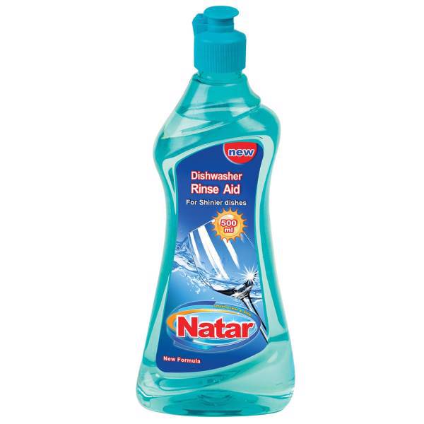 مایع براق کننده ماشین ظرفشویی ناتار بسته ی500 میلی لیتری، Natar Dishwasher Rinse Aid Pack of 500ml