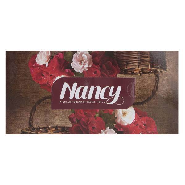 دستمال کاغذی 100 برگ نانسی مدل Flower، Nancy Flower 100 Tissue Paper