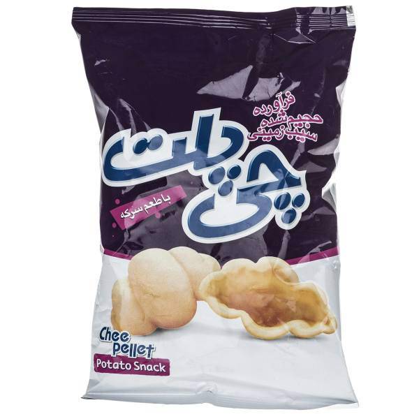 چی پلت با طعم سرکه چی توز مقدار 47 گرم، Cheetoz Vinegar Chee Pellet Potato Snack 47gr