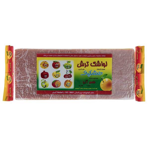 لواشک چندمیوه 90 گرم سلفون، Khoshkpak Plum And Apple Fruit Roll 90gr