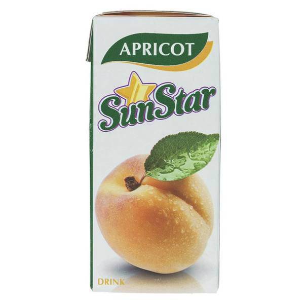 آبمیوه زردآلو سان استار حجم 0.2 لیتر، Sunstar Apricot Juice 0.2lit