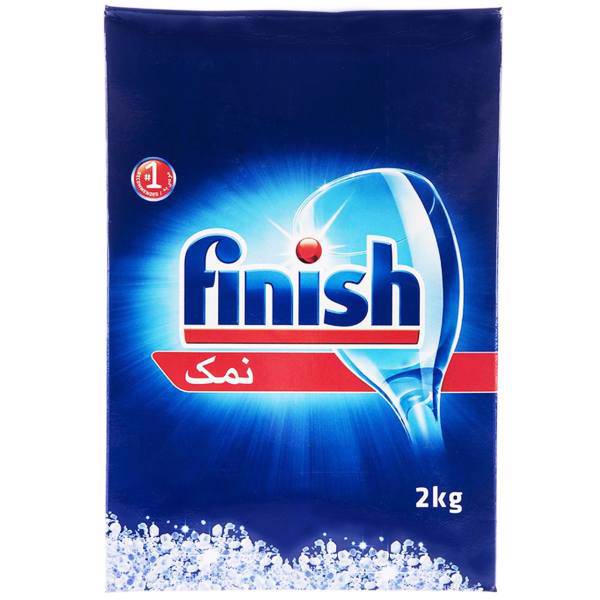 نمک ظرفشویی فینیش بسته 2 کیلوگرمی، Finish Dishwasher Salt 2Kg