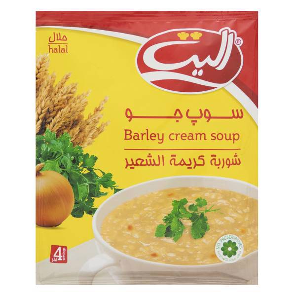 سوپ نیمه آماده جو الیت مقدار 68 گرم، Elite Barley Cream Soup 68 gr