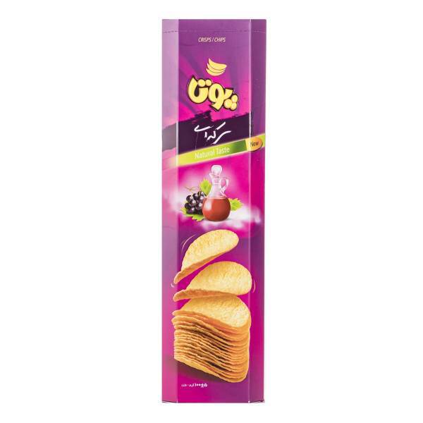 چیپس سرکه ای پوتا مقدار 100 گرم، Pota Vinegar Potato Chips 100gr