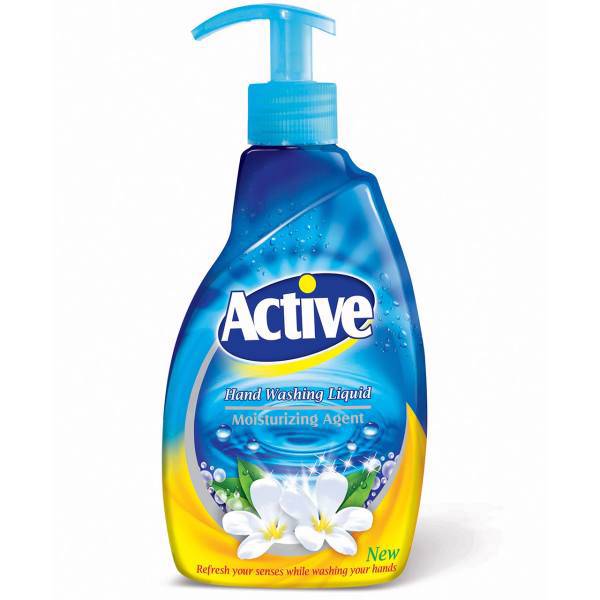 مایع دستشویی آبی اکتیو 450 گرمی، Active Washing Liquid Blue 450ml