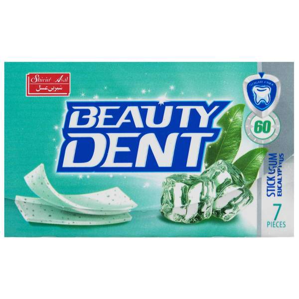 آدامس بدون شکر با طعم اکالیپتوس بیوتی دنت، Beauty Dent Eucalyptus Flavor Sugar Free Chewing Gum