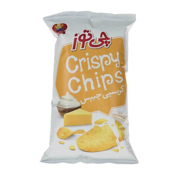 چیپس با طعم پنیر چدار و خامه ترش چی توز مقدار 60 گرم، Cheetoz Cheddar Cheese And Sour Cream Potato Chips 60gr