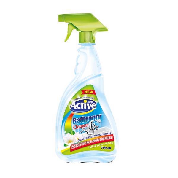 اسپری تمیزکننده سطوح حمام و شیرآلات اکتیو حجم 700 میلی لیتر، Active Bathroom Surface Cleaner Spray 700ml