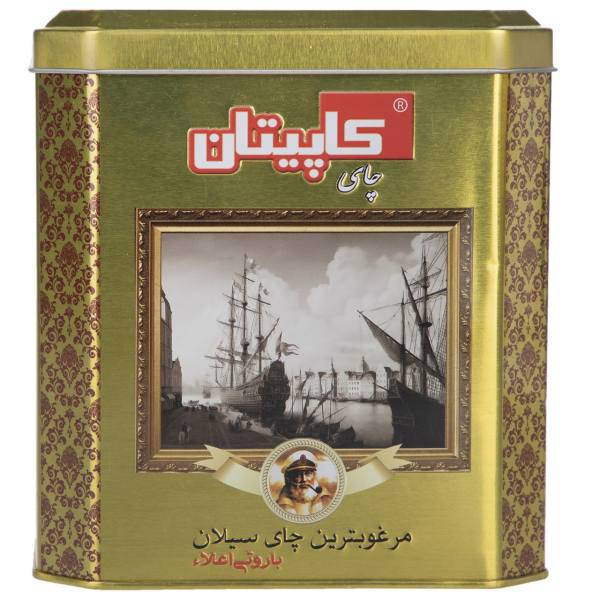 چای کاپیتان باروتی اعلا 450 گرمی - فلزی، CAPTAIN TEA CEYLON TINBOX 450GR