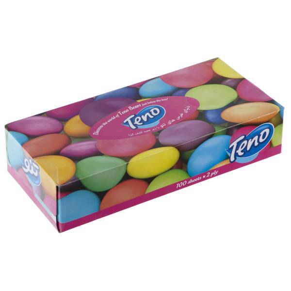 دستمال کاغذی 100 برگ تنو، Teno 100 Tissue Paper