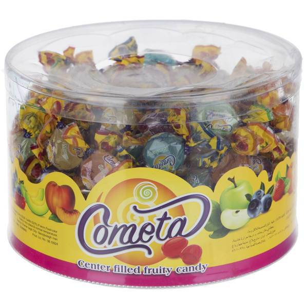 آبنبات میوه ای مغزدار فرمند مقدار 400 گرم، Farmand Center Filled Fruity Candies 400gr