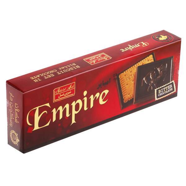 شکلات تلخ بیسکوییت دار امپایر مقدار 155 گرم، Empire Biscuit Set In Bitter Chocolate 155 gr