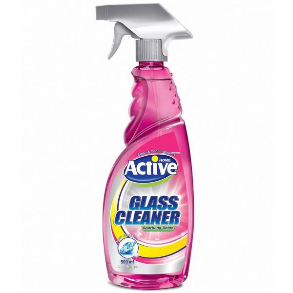 شیشه پاک‌کن ضدبخار صورتی اکتیو حجم 500 میلی‌ لیتر، Active Pink Anti Fog Glass Cleaner 500ml