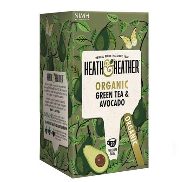 بسته دمنوش هیت و هیتر مدل Organic Green Tea With and Avocado