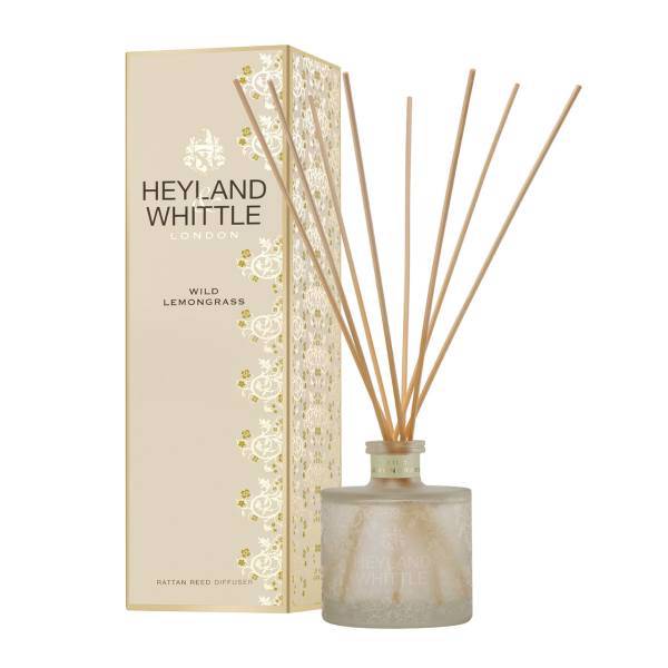 خوشبو کننده هیلندوویتل مدل Gold Wild Lemongrass حجم 200 میلی لیتر، Heyland And Whittle Gold Wild Lemongrass Reed Diffuser 200 ml