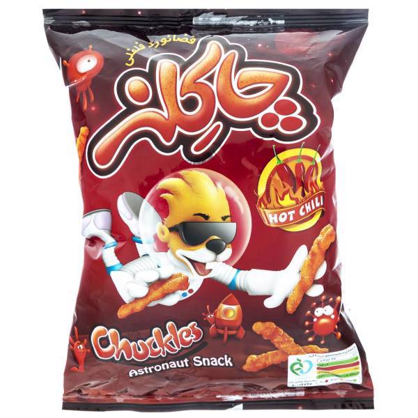 اسنک فضانورد فلفلی چاکلز مقدار 65 گرم، Chuckles Hot Chili Astronaut Snack 65gr