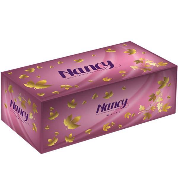 دستمال کاغذی نانسی طرح کوارتز بسته 100 برگ، Nancy Quartz Tissue Pack of 100 Sheets