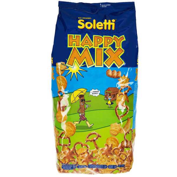 چوب شور سولتی مدل Happy Mix مقدار 800 گرم، Soletti Happy Mix Salty Stick 800gr