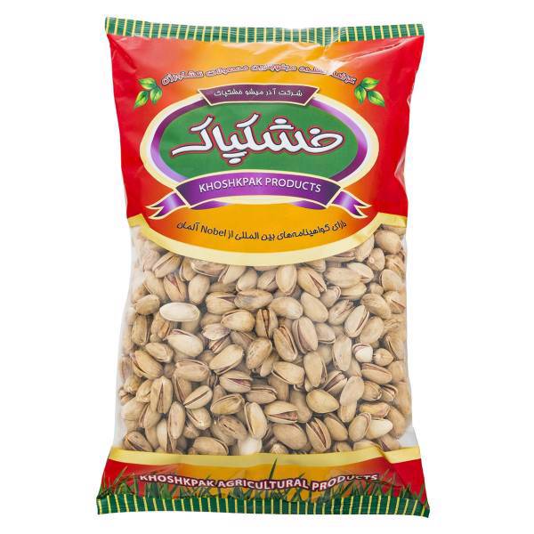 پسته خام خشکپاک مقدار 900 گرم، Khoshpak Raw Pistachios 900gr