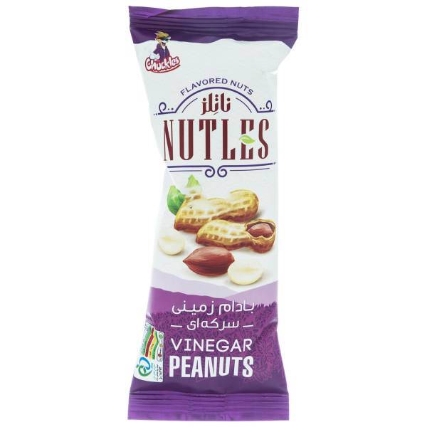 بادام زمینی سرکه ای چاکلز مقدار 40 گرم، Chuckles Vingar Peanuts 40g