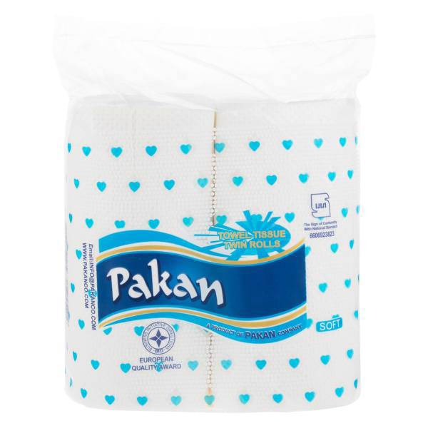 دستمال حوله کاغذی پاکان بسته 2 عددی، Pakan Paper Towel 2pcs