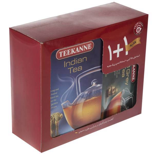 چای سیاه تی کانه مدل Indian Earl Grey بسته 2 عددی، Teekanne Indian Earl Grey Tea Pack of 2