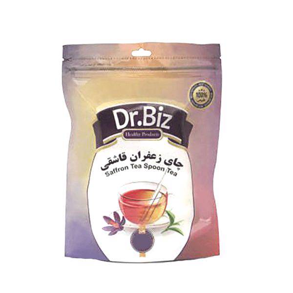 دمنوش کیسه ای چای زعفرانی دکتربیز بسته 12 عددی، Dr.Biz Spoon Saffron Tea 12 pieces