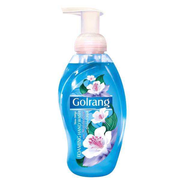 فوم دستشویی آبی گلرنگ مقدار 500 گرم، Golrang Blue Handwashing Foam 500g