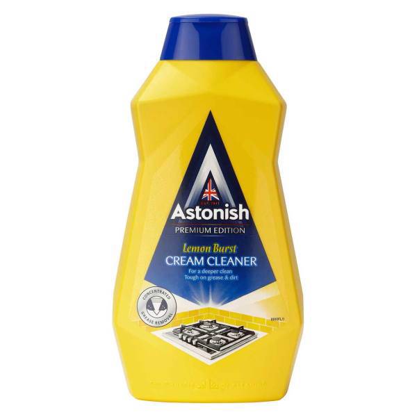 کرم پاک کننده استونیش مدل Lemon Brast حجم 500 میلی‌لیتر، Astonish Lemon Brast Cream Cleaner 500ml