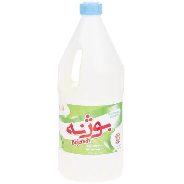 مایع سفید کننده معطر سبز بوژنه مدل Lemon وزن 2000 گرم، Bojeneh Lemon Bleach Liquid 2000g