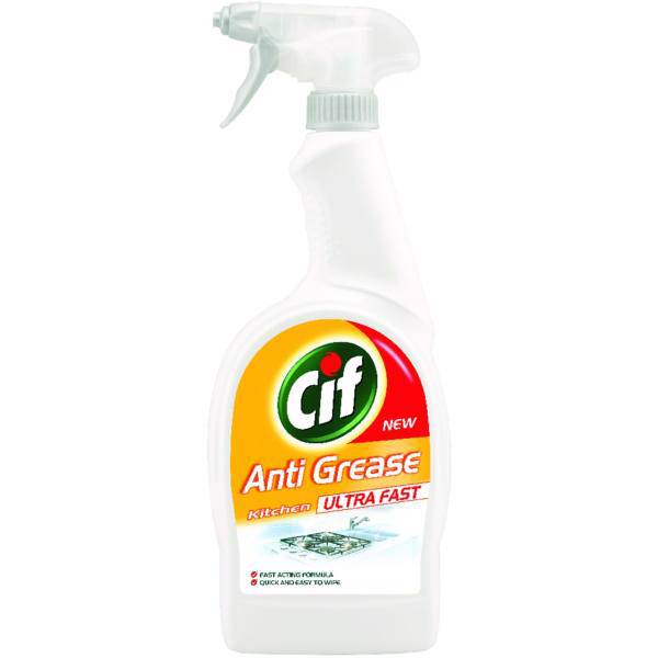 اسپری تمیزکننده سطوح حمام و دستشویی سیف حجم 750 میلی لیتر، Cif Bathroom and WC Surface Cleaner Spray 750ml