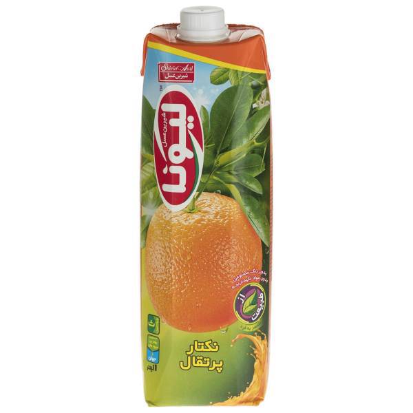 نکتار پرتقال لیونا حجم 1 لیتر، Liona Orange Nectar 1lit