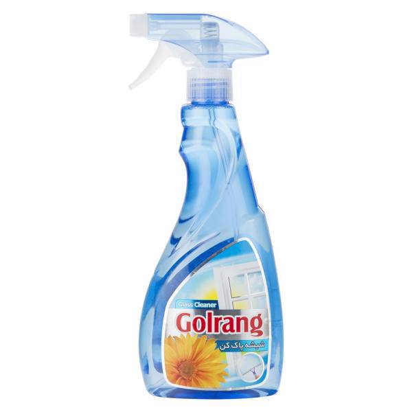 شیشه پاک کن آبی گلرنگ حجم 500 گرم، Golrang Glass Cleaner Blue 500gr