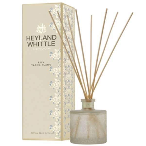 خوشبو کننده هیلندوویتل مدل Gold Lily Ylang Ylang حجم 200 میلی لیتر، Heyland And Whittle Gold Lily Ylang Ylang Reed Diffuser 200 ml