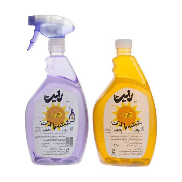 پک شیشه پاک کن من بسته 2 عددی، Man Glass Cleaner Pack Of 2