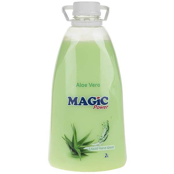 مایع دستشویی مجیک پاور مدل Aloe Vera حجم 2 لیتر، Magic Power Aloe Vera Liquid Hand Wash 2L